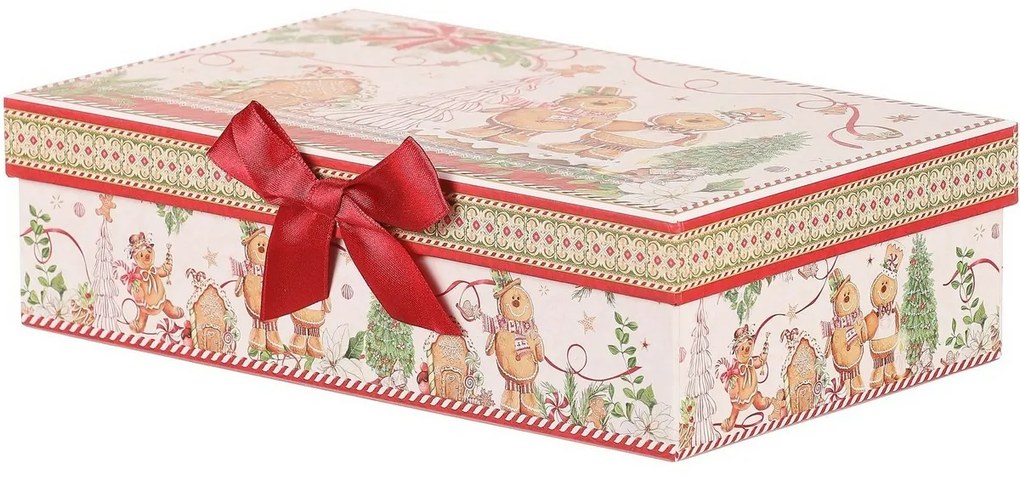 Set cadou cu 2 cești de Crăciun cu farfurioarePerníčky 180 ml