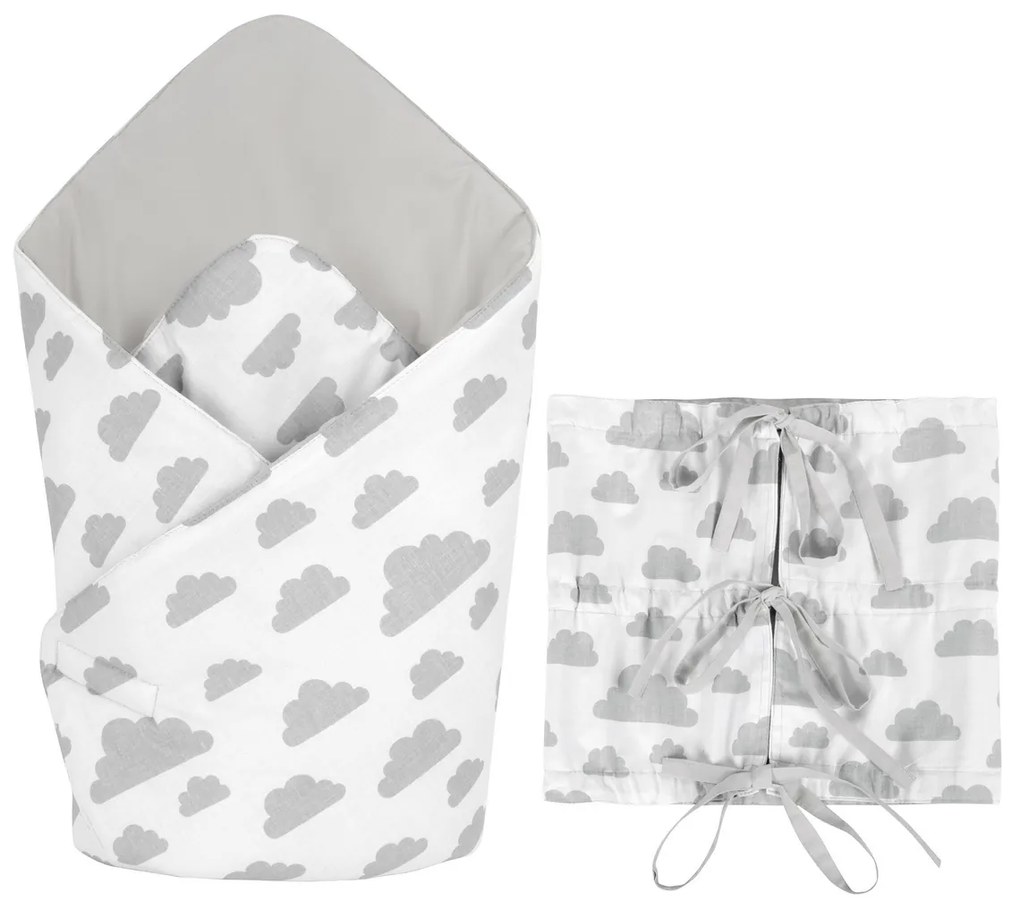 Bellatex Îmbrăcăminte pentru copii Clouds gri , 75x 75 cm