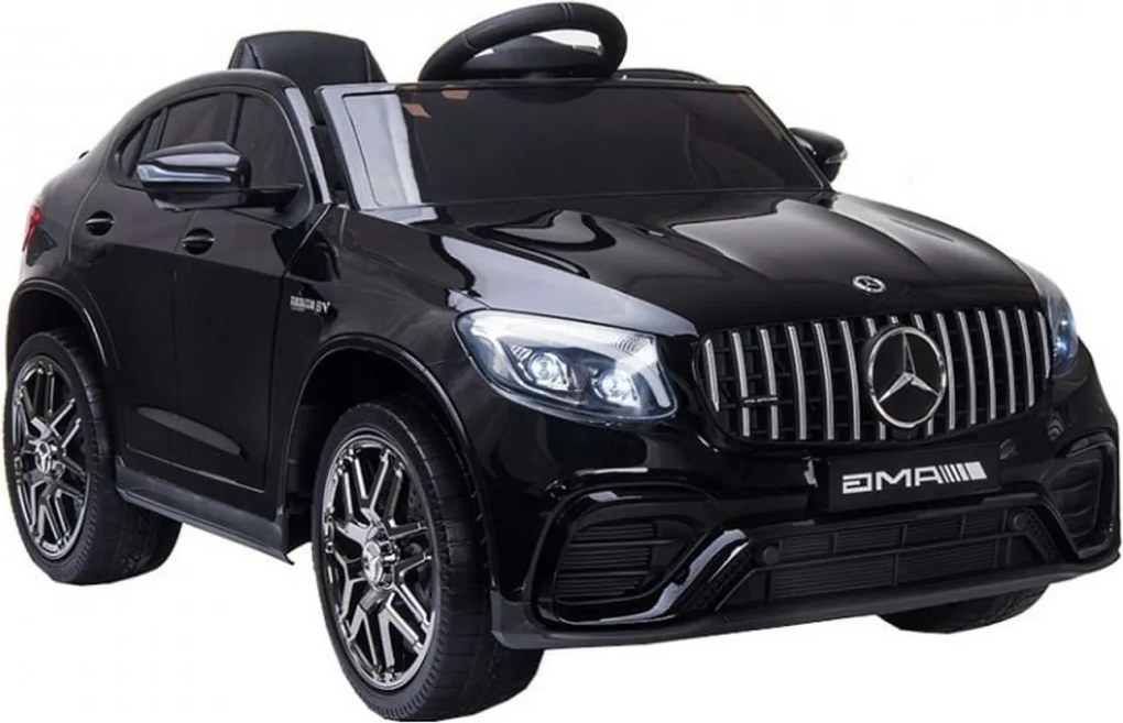 Masinuta Electrica cu acumulator pentru copii NOVOKIDS™ Mercedes GLC 63 AMG , Roti din Cauciuc EVA, 3-8 ani , usi cu deschidere , Baterie12V, 2
