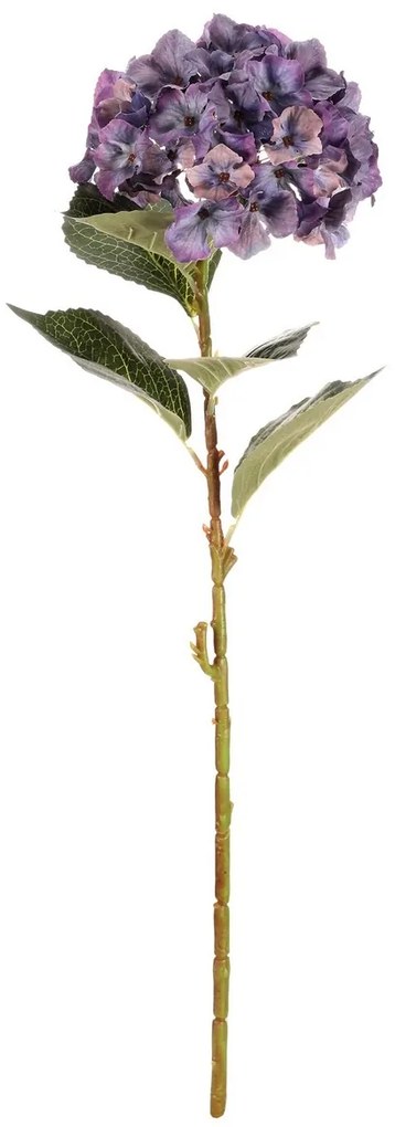 Hortensie albastră - floare artificială tăiată, 62cm