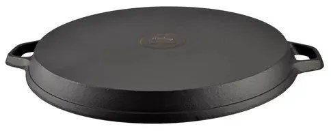 Placa grill BBQ 33cm rotunda, fonta Perfect Home 12003