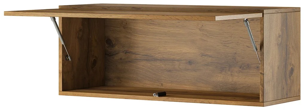 Fotoliu suspendat Zylia 90 (Negru + Stejar wotan). Promo -17%. 1060033