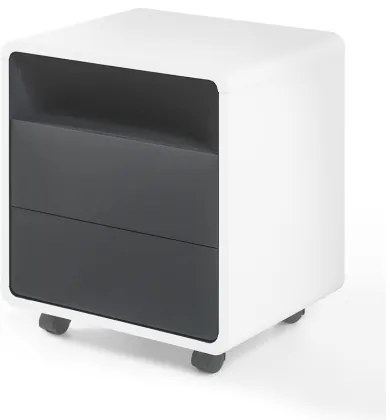 Corp mobil pentru birou TEO, alb/antracit