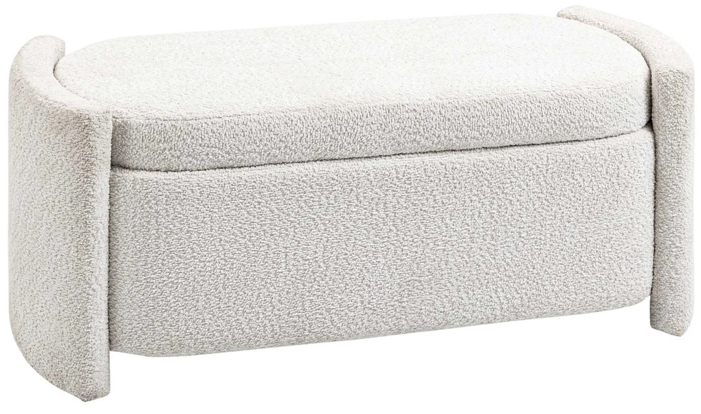 HOMCOM Bancă cu Depozitare, Banc de Intrare, Banc pentru Pantofi, capitonată, 105 cm x 44 cm x 45,5 cm. Crem/Bej | Aosom Romania