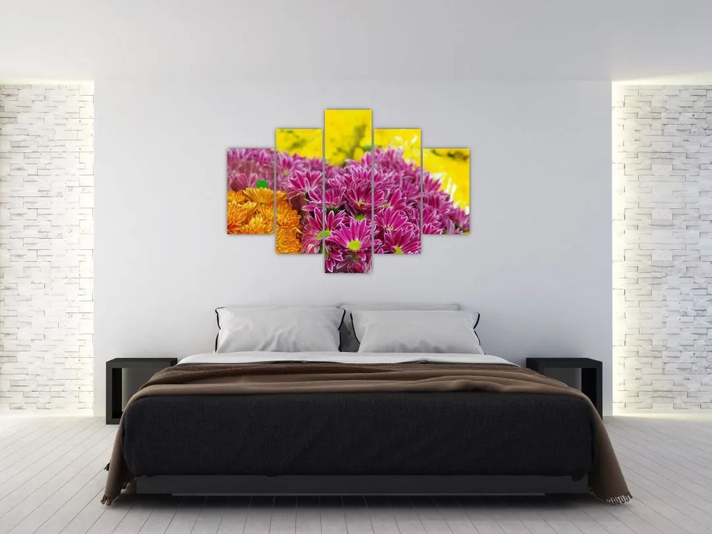 Tablou cu floarea roz (150x105 cm)