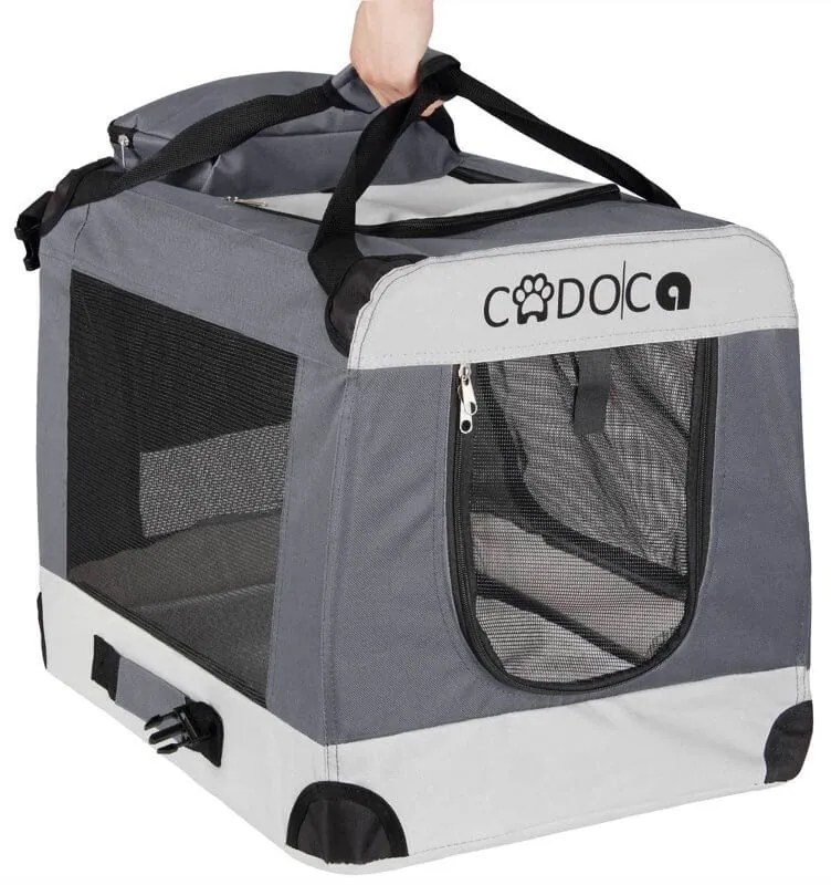 Geantă transport pentru animale 70 x 52 x 52 cm Grey - L