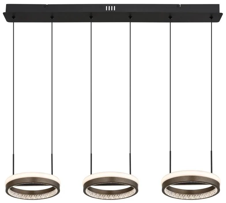 Lustra cu 3 pendule LED CCT DELLA 67179H2 GL