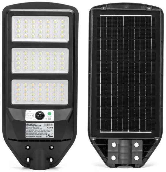 Lampă LED stradală solară cu senzor Aigostar LED/150W/3,2V + telecomandă