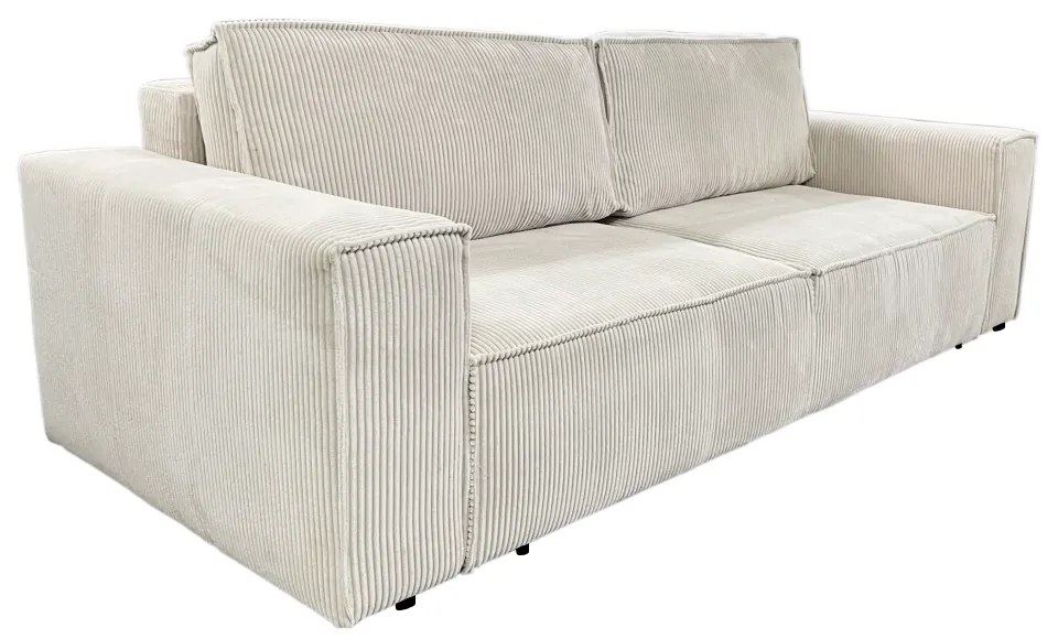 Canapea extensibila, crem, HARPERA BIG SOFA