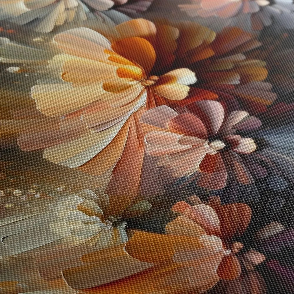 Tablou explozii florale abstracte