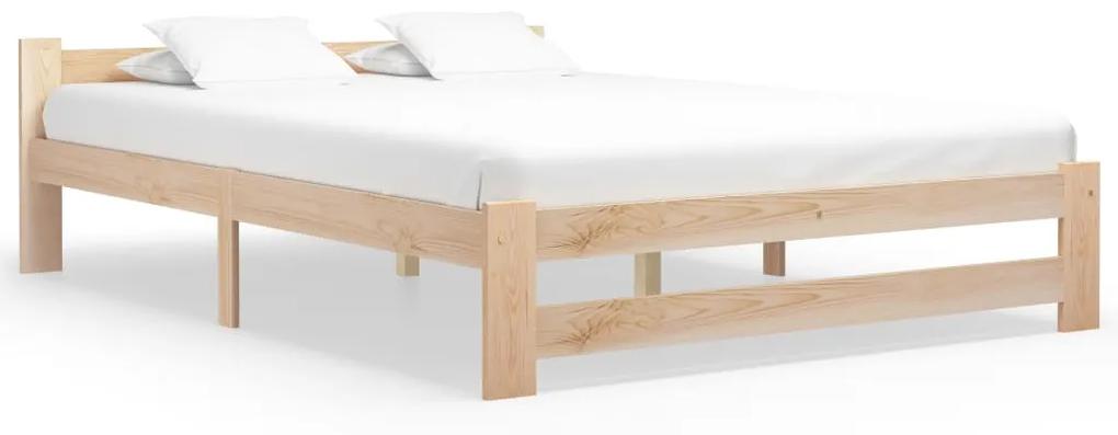 Cadru de pat, 120 x 200 cm, lemn masiv de pin