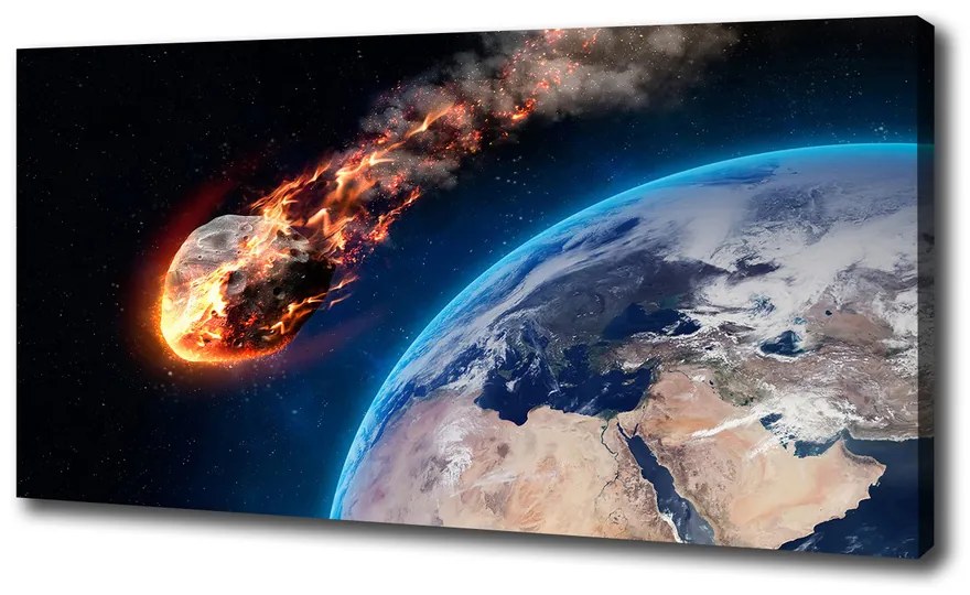 Print pe canvas Un meteorit care se încadrează