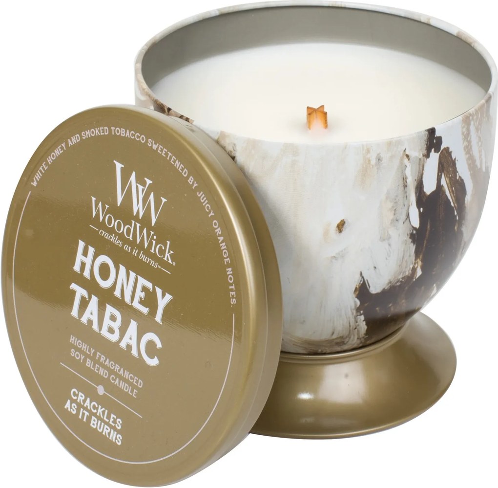 WoodWick lumanare parfumata Artisan Honey Tabac