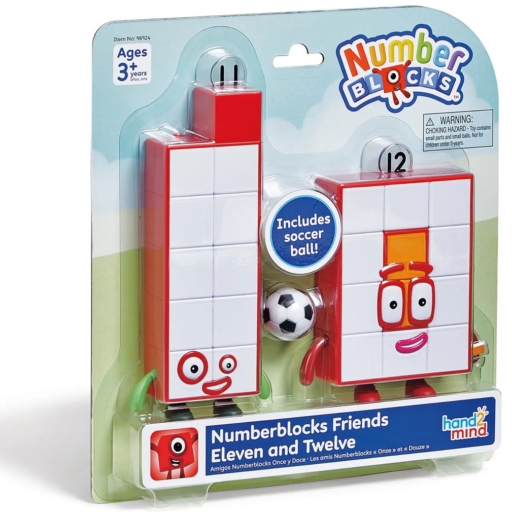 SET FIGURINE NUMBERBLOCKS - UNSPREZECE & DOISPREZECE - HAND2MIND (HM96924-UK)