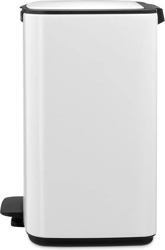 Coș de gunoi alb cu pedală din oțel 12 l Bo – Brabantia