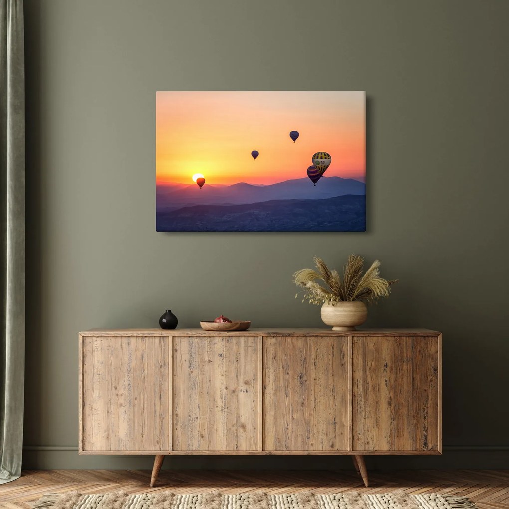 Tablou cu baloane de aer cald (90x60 cm)