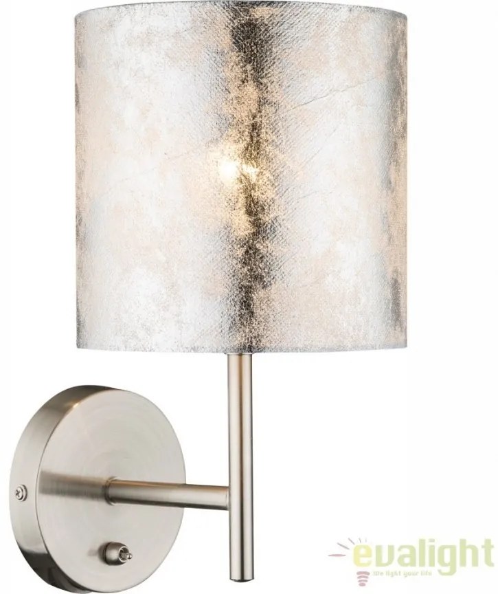 Aplica de perete design modern argintie AMY I 15188W GL