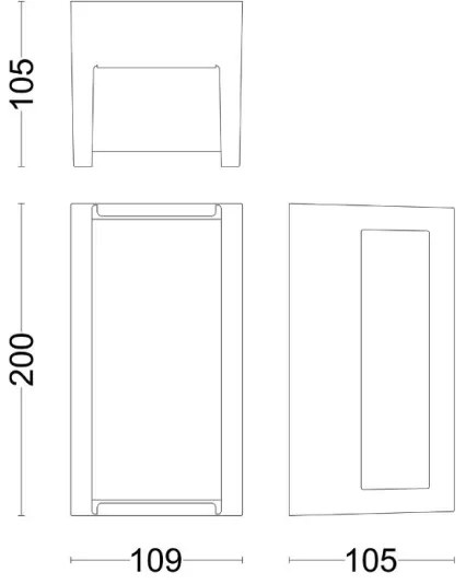 Aplică LED de exterior Philips PYRONA LED/12W/230V IP44
