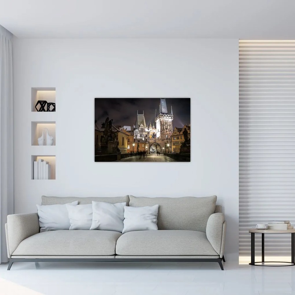 Tablou cu Poarta de pulbere iluminată (90x60 cm)