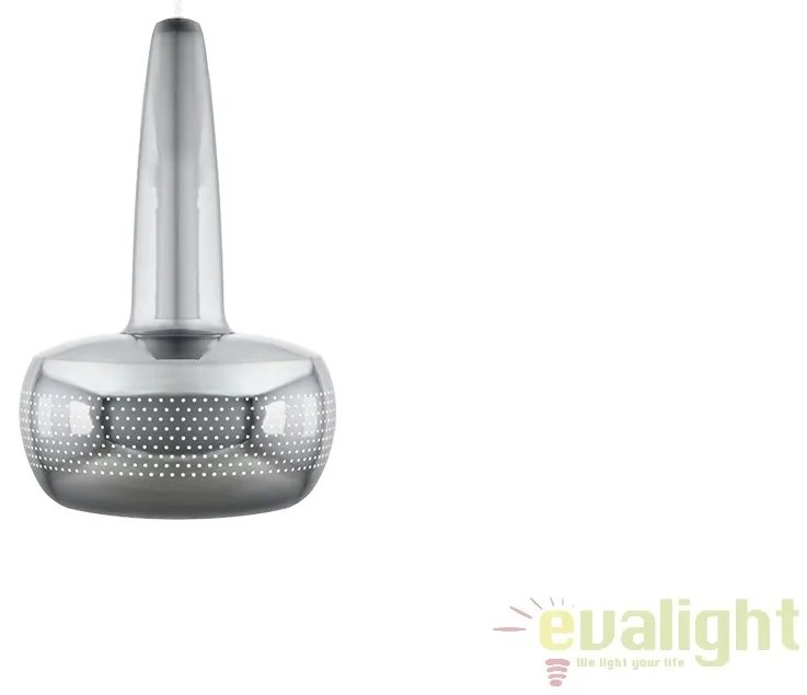 Abajur metalic design retro Clava Polished Steel