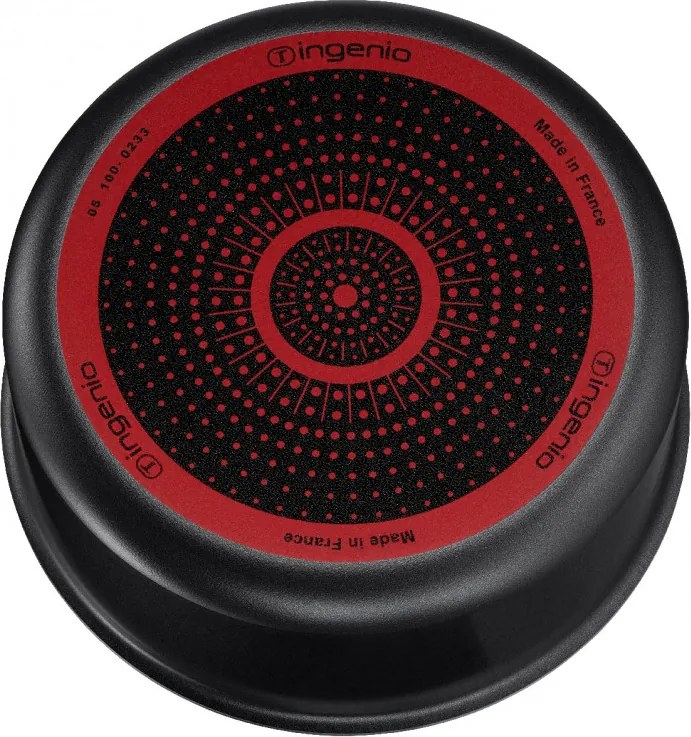 Set de tigaie Tefal Ingenio Easy Cook & Clean L1539053, 10 piese, mânere detașabile, acoperire antiaderentă, Thermo Signal, negru