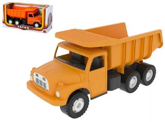 Mașină Tatra 148 plastic 30cm portocaliu basculant
