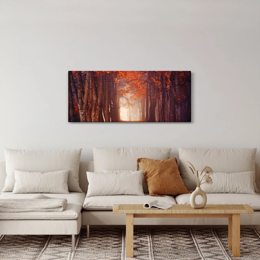 Tablou - Pădurea de toamnă (120x50 cm)