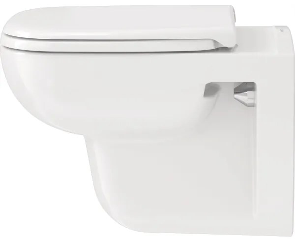Duravit 25700920002 - Vas WC suspendat D-CODE fără margine, ceramică, alb lucios