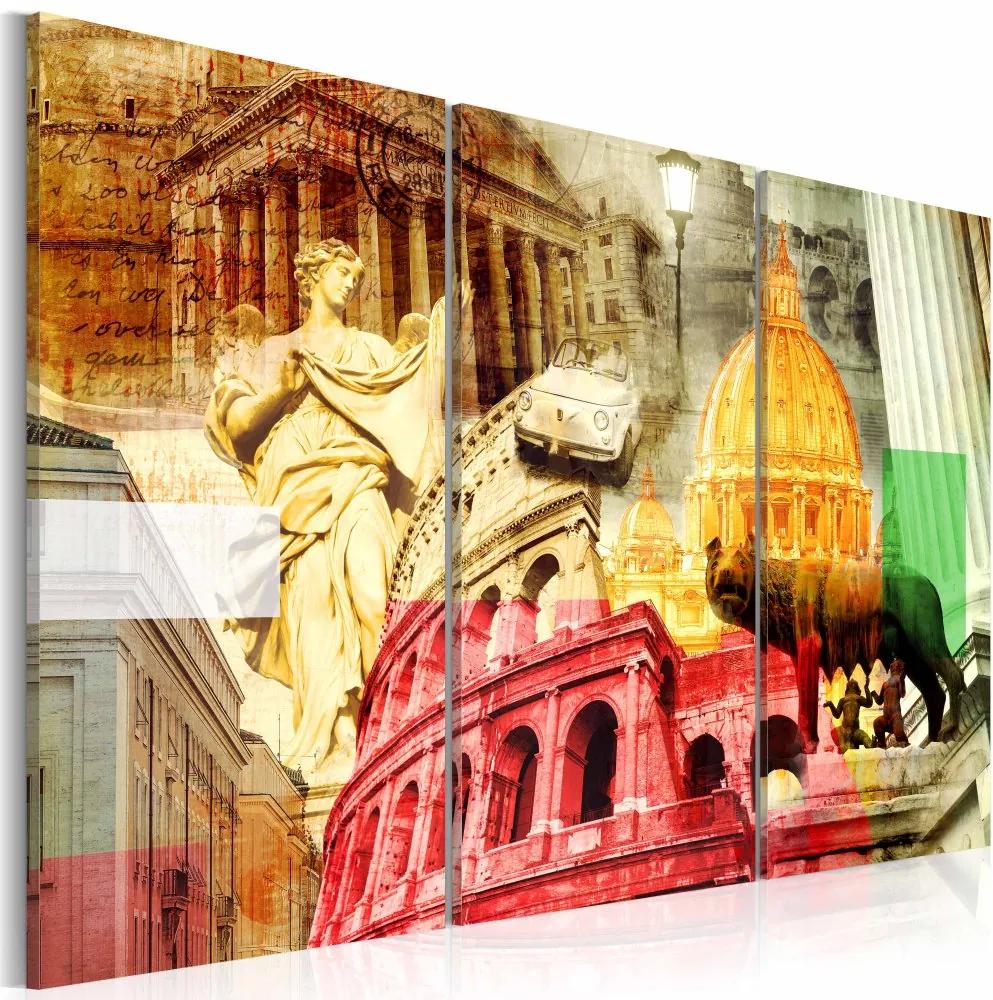 Tablou Bimago - Charming Rome - triptych 60x40 cm