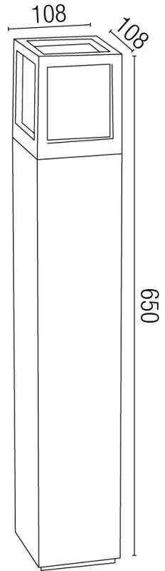 Stalp exterior IP54 H65cm Onze 70761