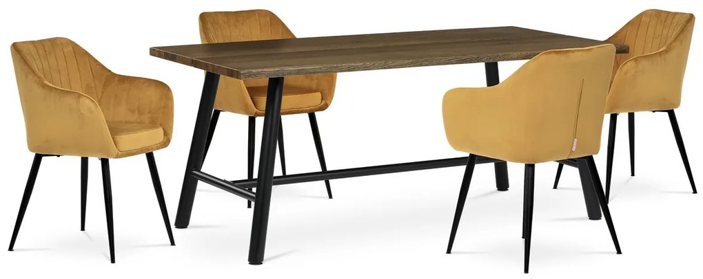 Set de scaune de sufragerie PIKA YEL4, 2 buc