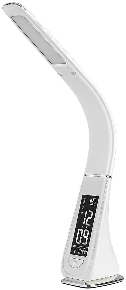 Veioza / Lampa LED de birou reglabila Lionel alba