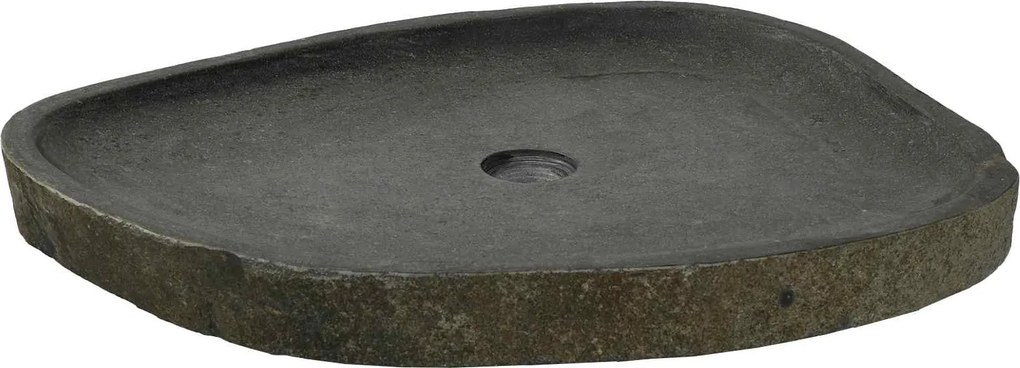 vidaXL Chiuvetă de spălat Gri 65 x 50 x 6 cm Piatra de râu