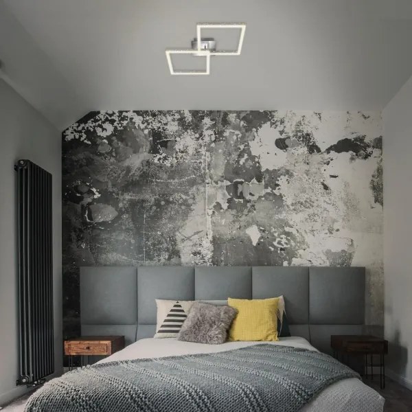 Plafonieră LED dimabilă Briloner 3751-019 FRAME LED/20W/230V crom