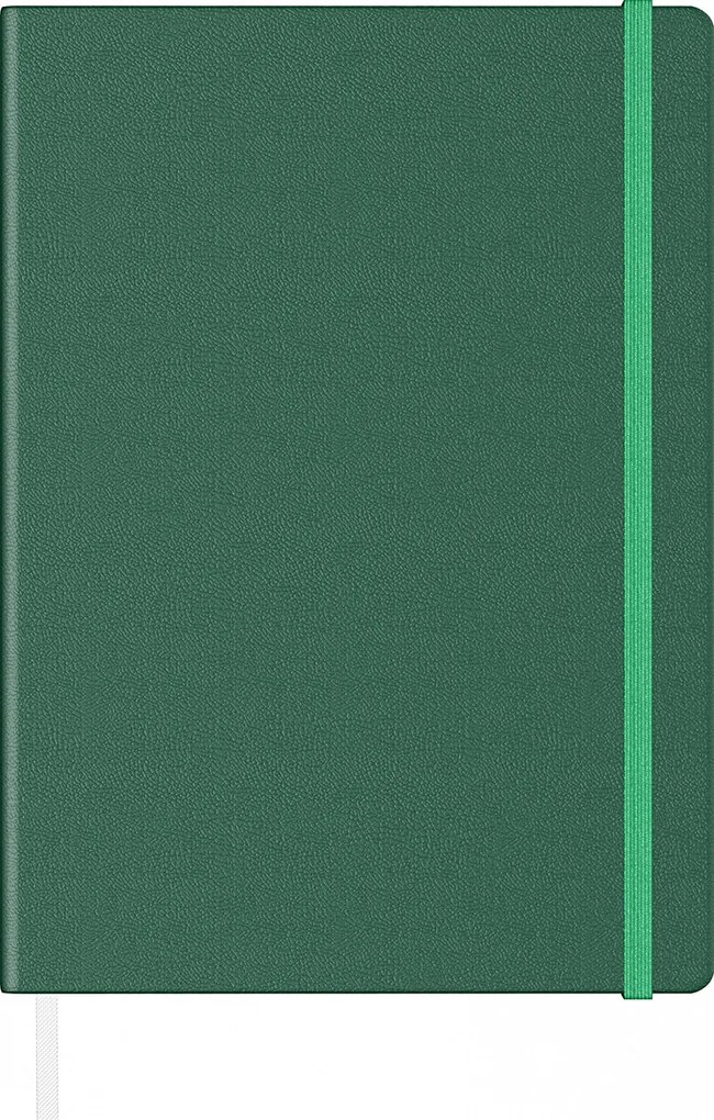 Agenda notes A5 Velvet cu elastic Emerald
