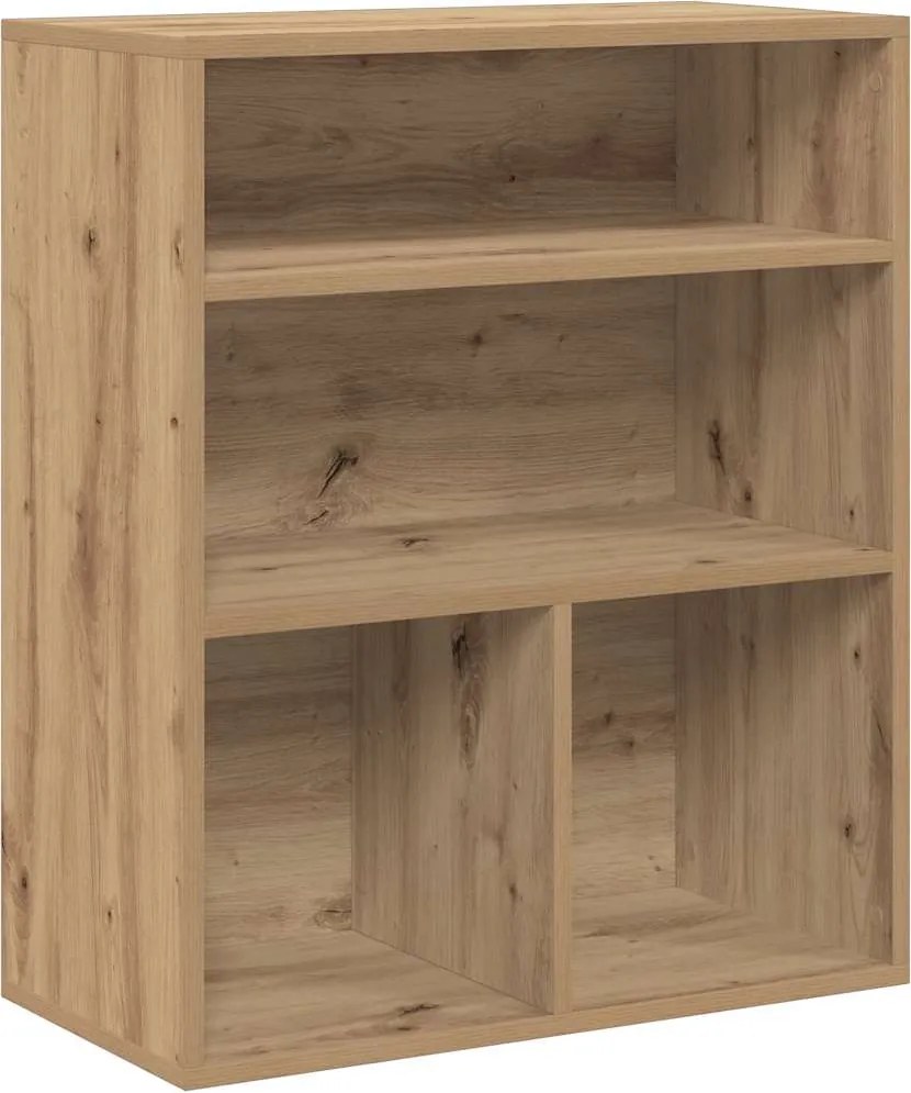 vidaXL Bibliotecă, stejar artizanal, 60x30x71,5 cm, lemn prelucrat