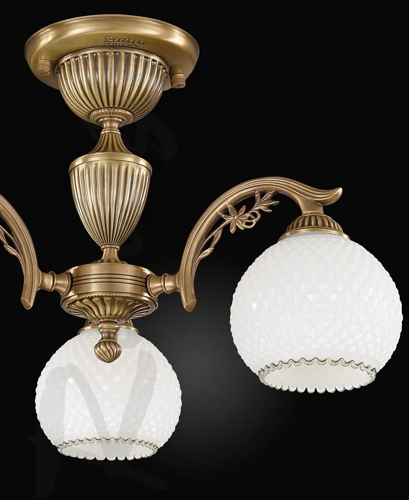 Lustra aplicata clasica din alama design italian 8600