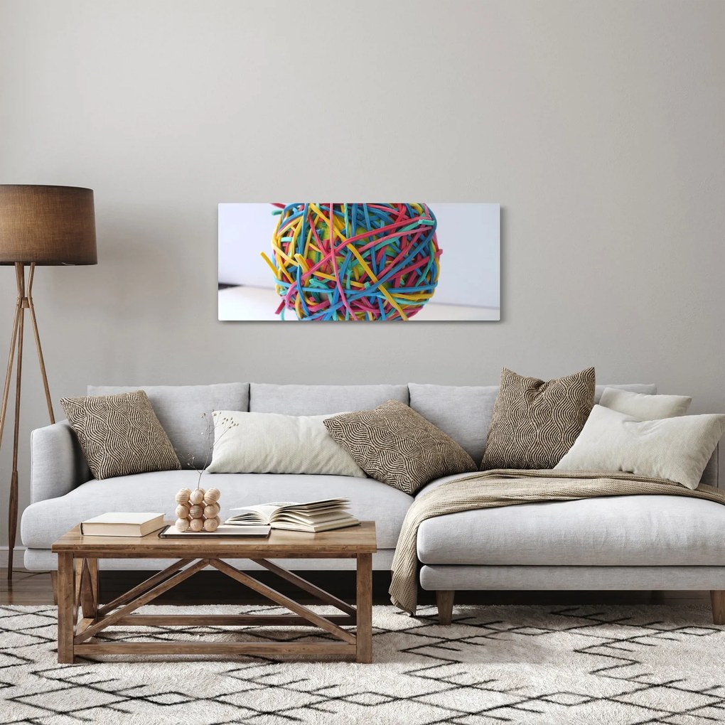 Tablou cu gumițe (120x50 cm)