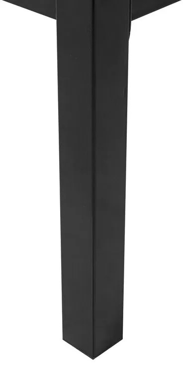 Pat matrimonial 140 cm Cush (negru) (cu somieră). 1078519