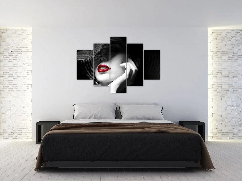 Tablou - Femeie cu pălărie (150x105 cm)