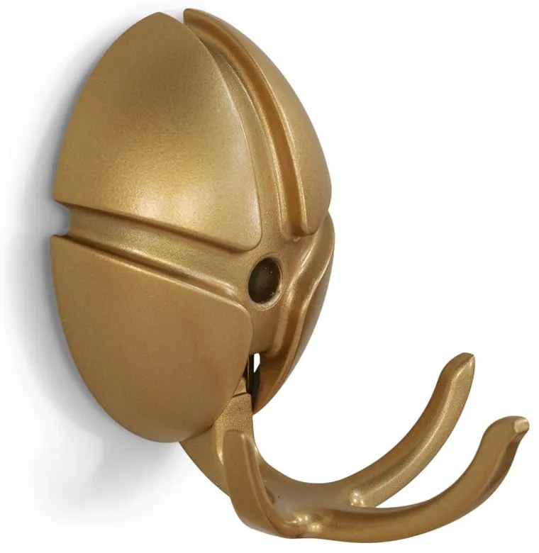 Cârlig auriu de montat pe perete din plastic Tick – Spinder Design