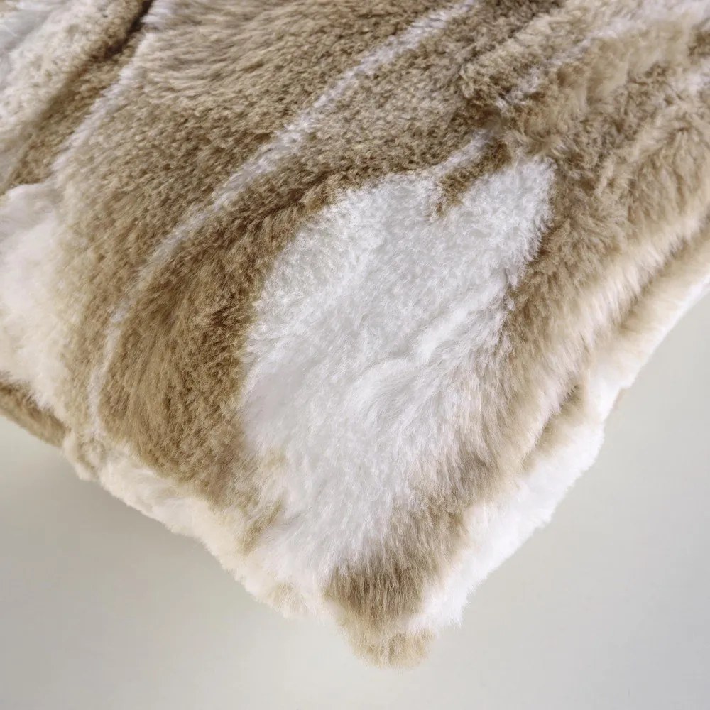 Pernă decorativă din blană artificială 45x45 cm Cheyenne – douceur d'intérieur