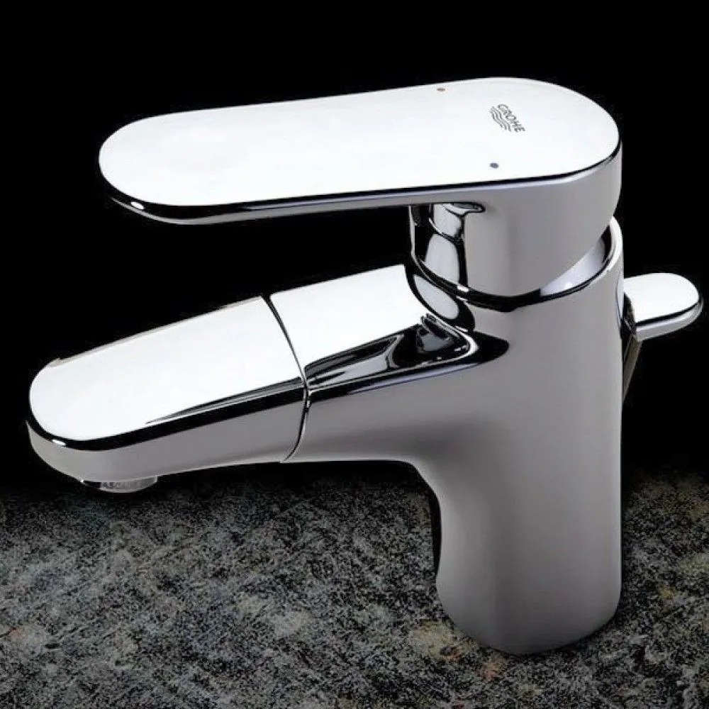 Baterie lavoar Grohe Europlus, cu dus extractibil si ventil pop-up, marime S