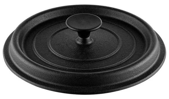 Cratita din fonta Muhler Tika MR-2448CI, 24x10,5 cm, 3,4 L, Inductie, Negru