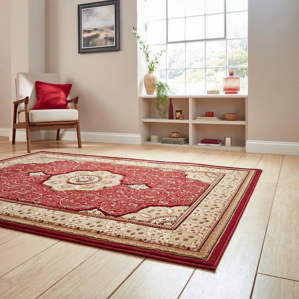 Covor roșu 120x170 cm Heritage – Think Rugs