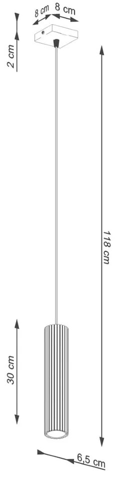 Lustră neagră Gleam – Sollux