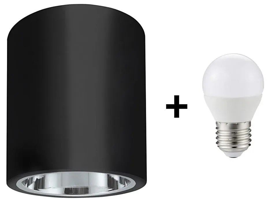 Plafonieră LED JUPITER 1xE27/6W/230V 145x130 mm