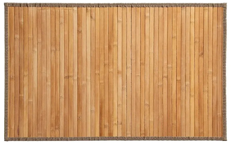 Covor antiderapant din bambus BAMBOO ANTISLIP MARO 50x80 cm