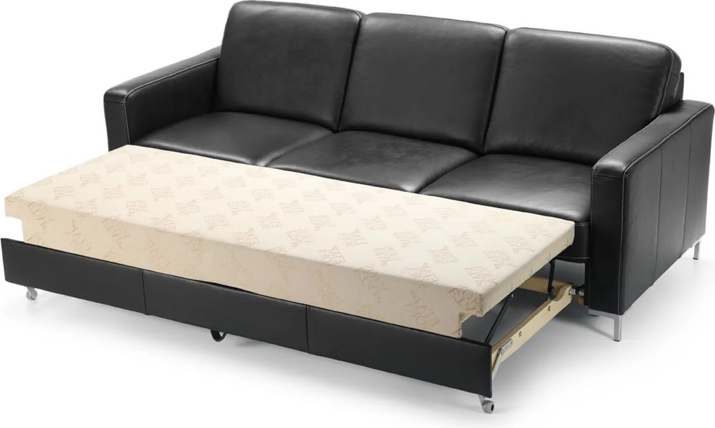 Canapea lemn masiv Basic, 219 × 85 × 91 cm