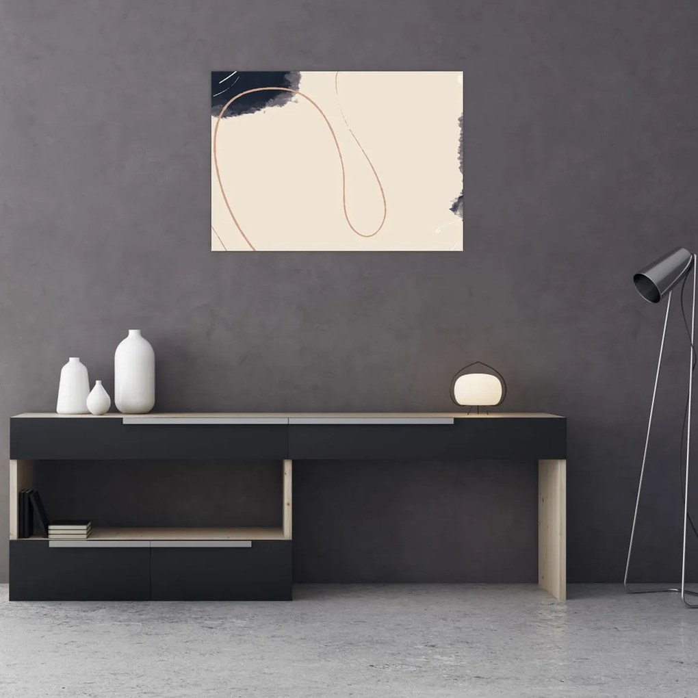 Tablou - Abstractizare bej (70x50 cm)